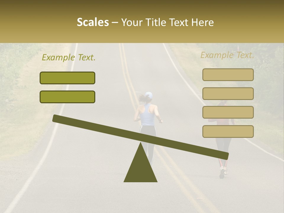 Women Physical Fitness PowerPoint Template
