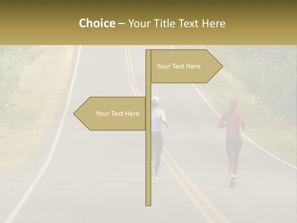 Women Physical Fitness PowerPoint Template