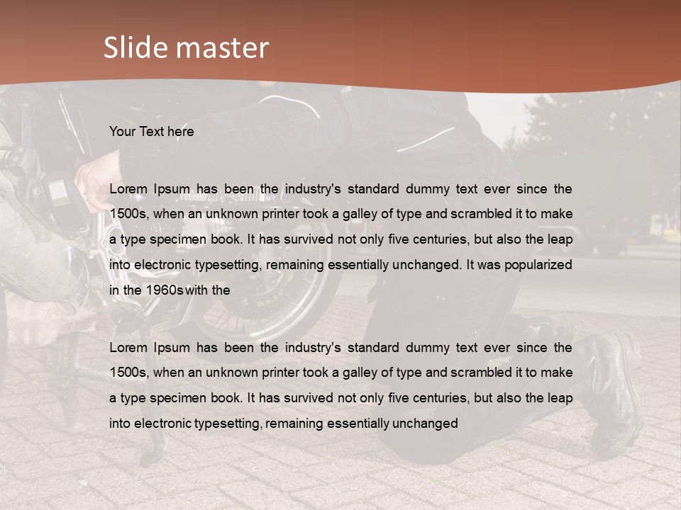 Looking Level Underneath PowerPoint Template