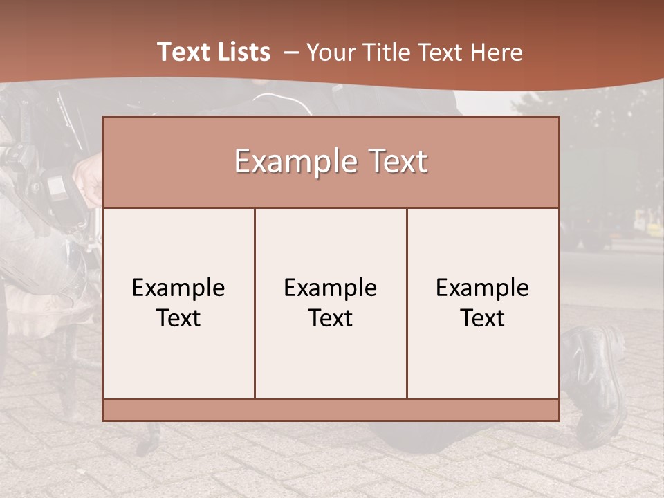 Looking Level Underneath PowerPoint Template
