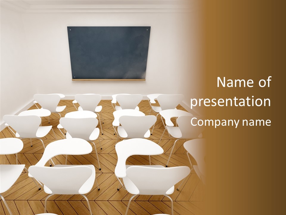 Class Lesson Seat PowerPoint Template