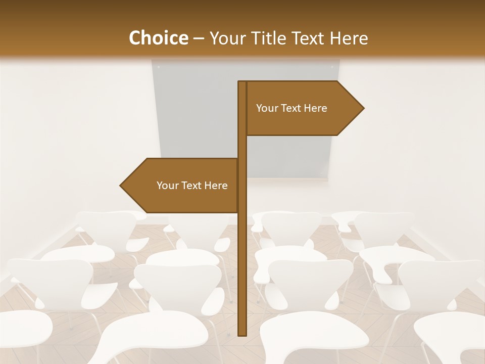 Class Lesson Seat PowerPoint Template