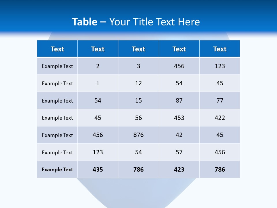 A Blue Balloon With A White Background PowerPoint Template