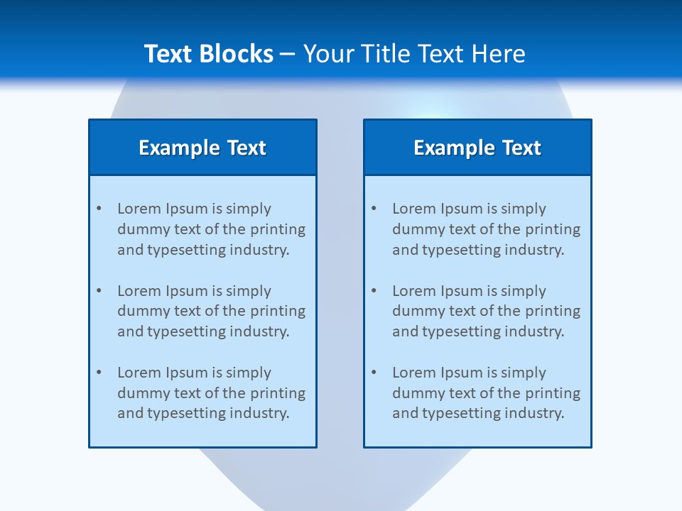 A Blue Balloon With A White Background PowerPoint Template