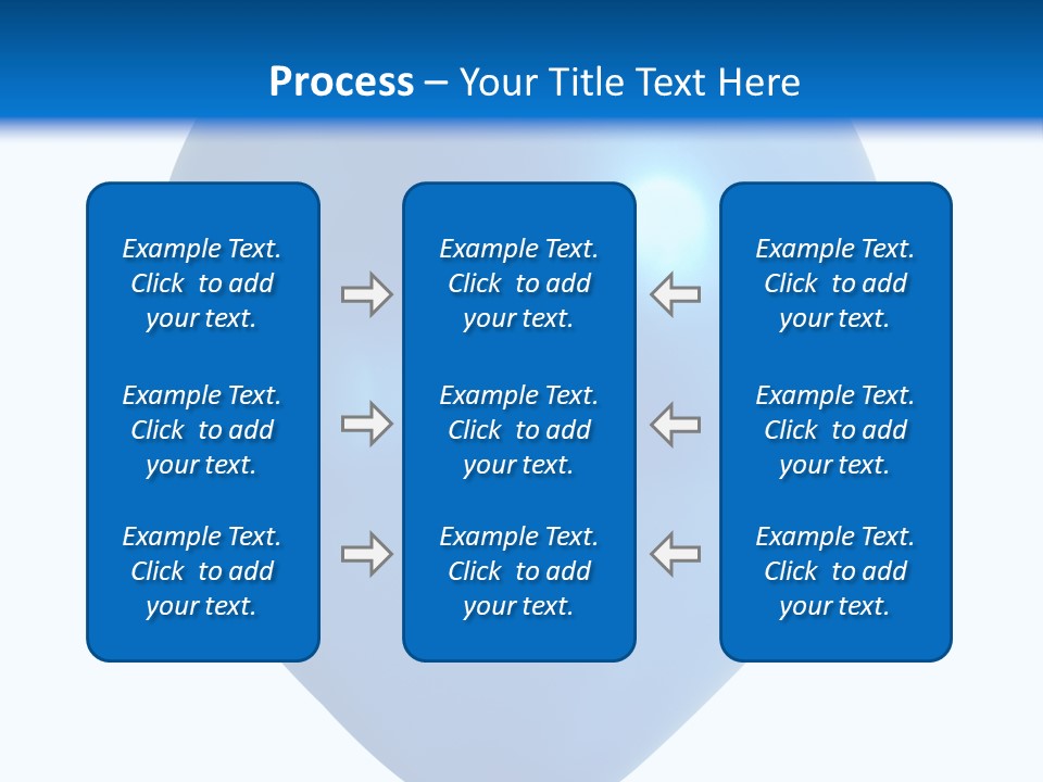 A Blue Balloon With A White Background PowerPoint Template