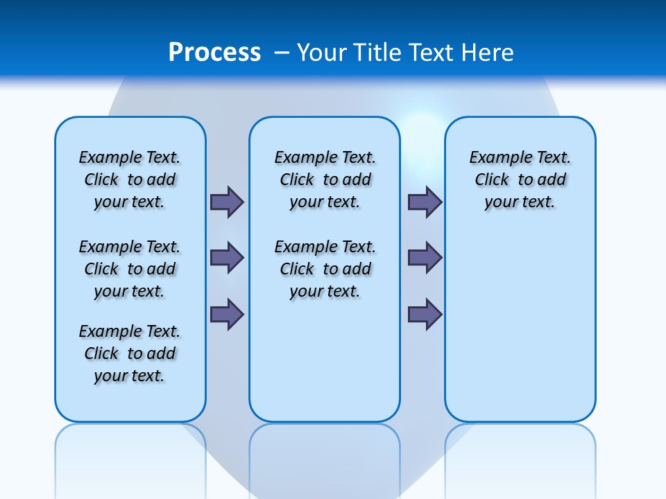 A Blue Balloon With A White Background PowerPoint Template