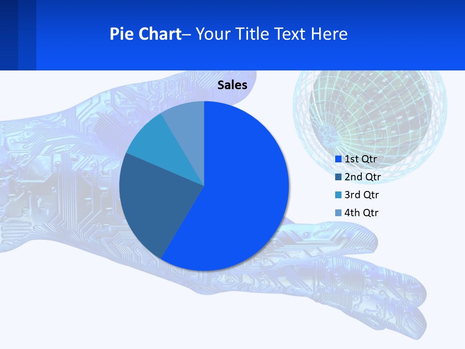 Composition Robot Gadget PowerPoint Template