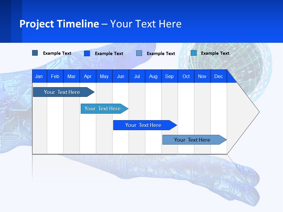 Composition Robot Gadget PowerPoint Template