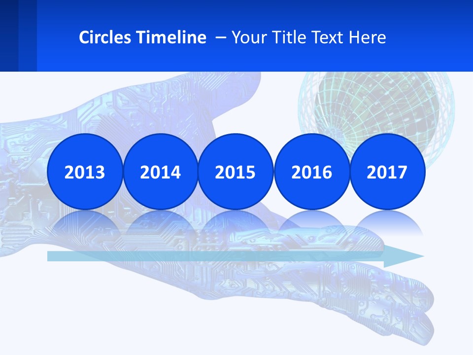 Composition Robot Gadget PowerPoint Template