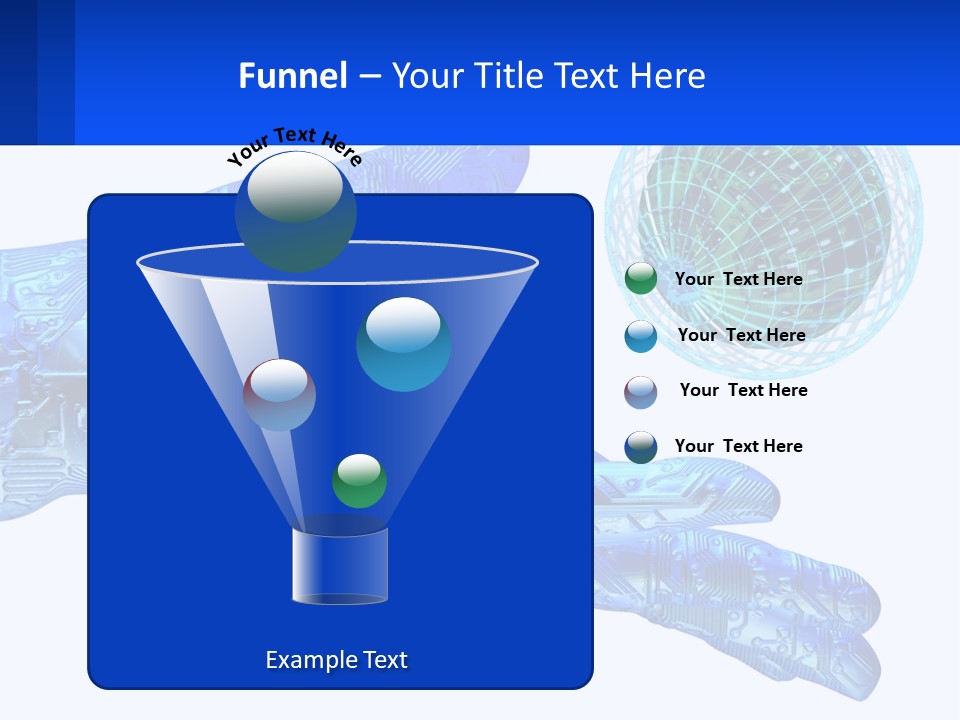 Composition Robot Gadget PowerPoint Template