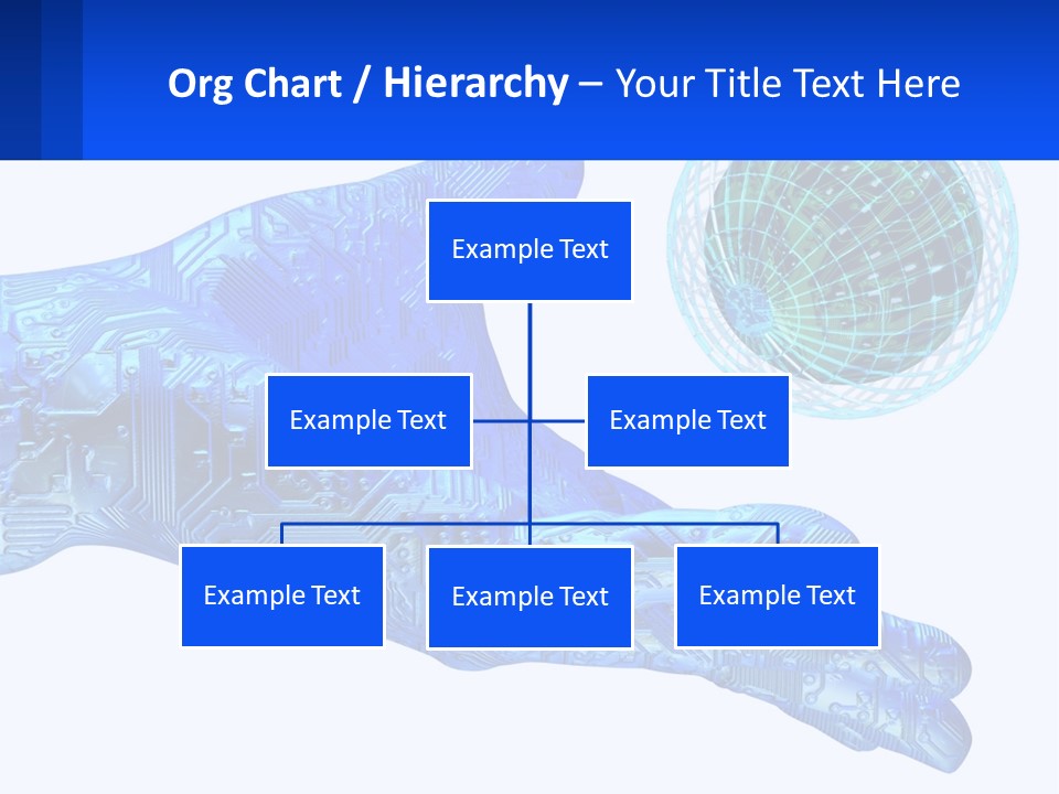 Composition Robot Gadget PowerPoint Template