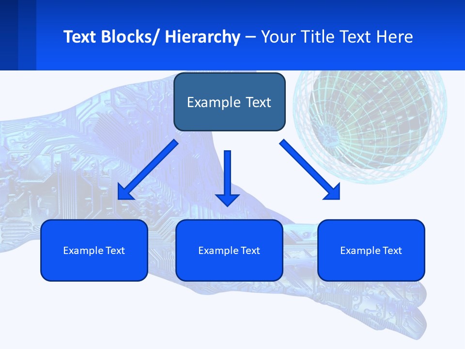 Composition Robot Gadget PowerPoint Template