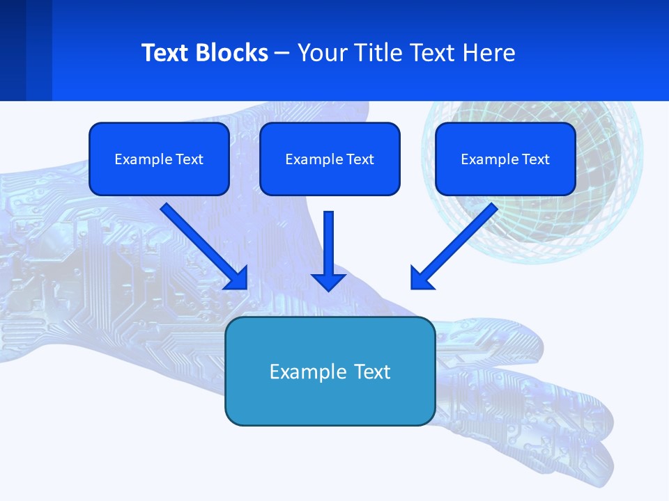 Composition Robot Gadget PowerPoint Template
