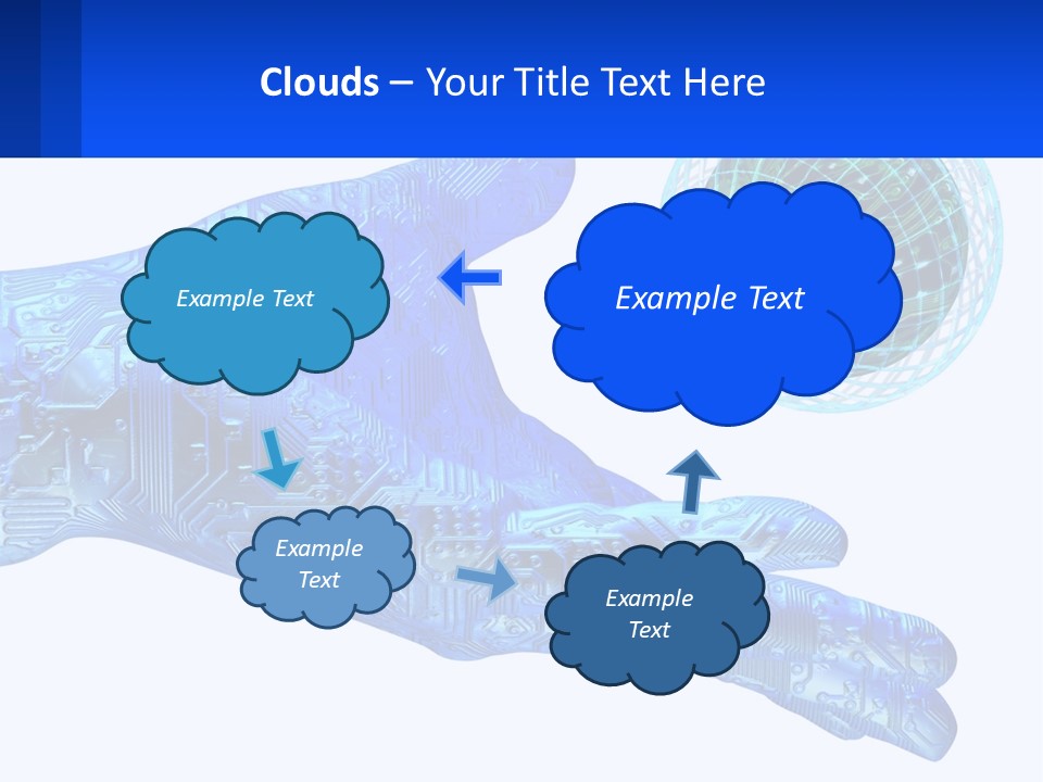 Composition Robot Gadget PowerPoint Template