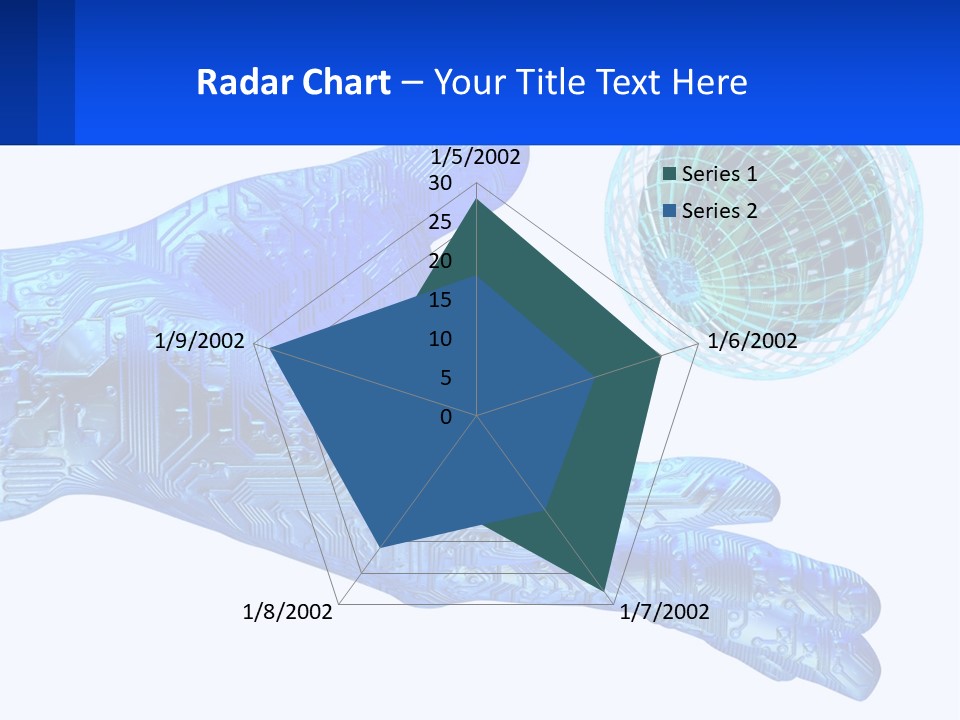 Composition Robot Gadget PowerPoint Template