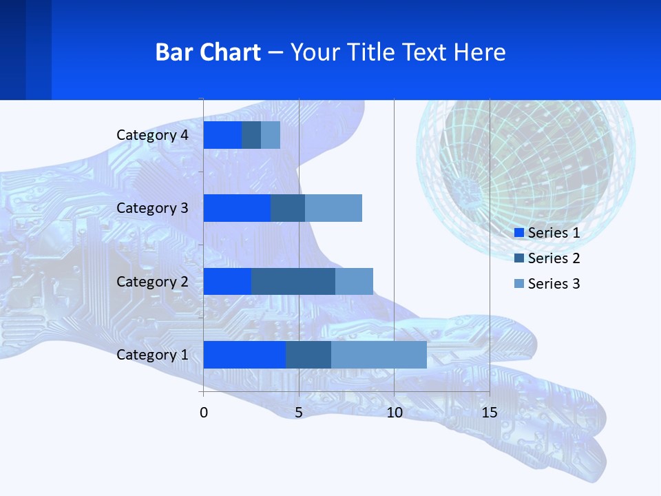 Composition Robot Gadget PowerPoint Template