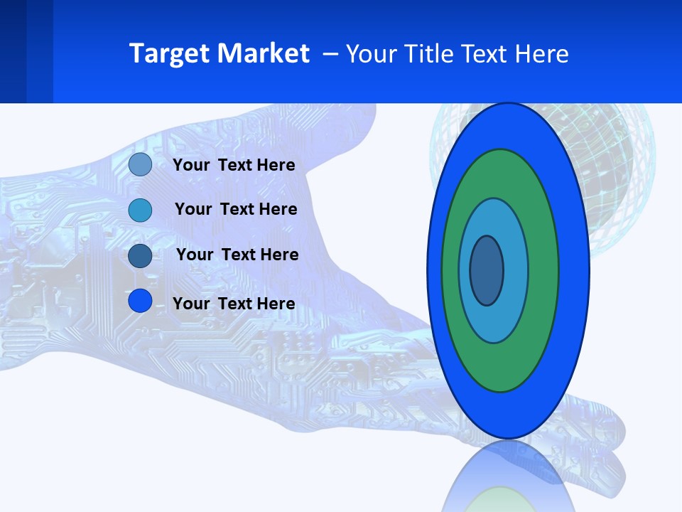 Composition Robot Gadget PowerPoint Template