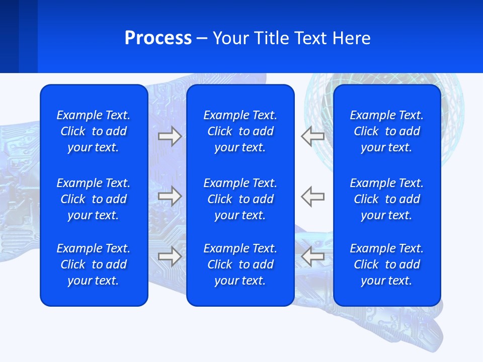 Composition Robot Gadget PowerPoint Template