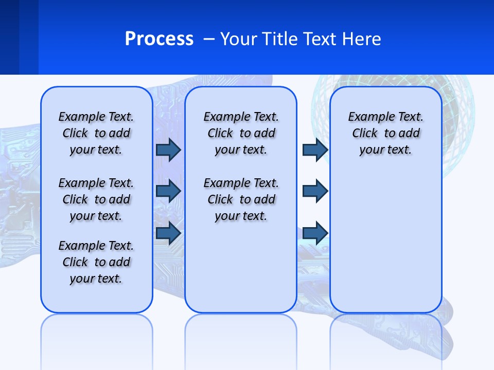 Composition Robot Gadget PowerPoint Template