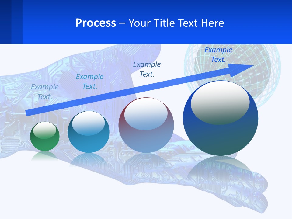 Composition Robot Gadget PowerPoint Template