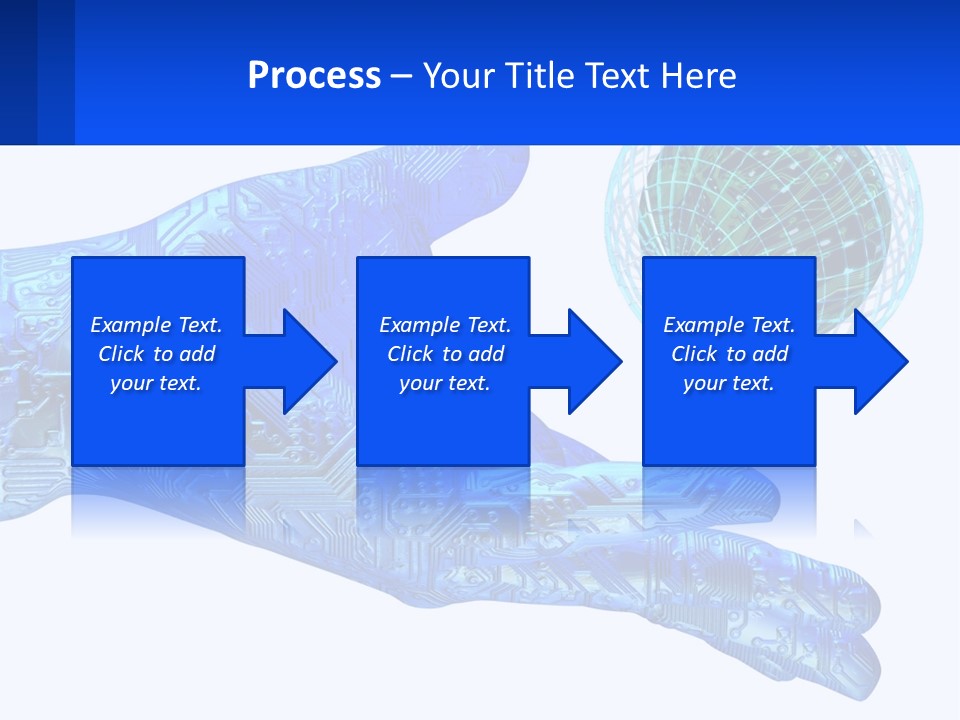 Composition Robot Gadget PowerPoint Template