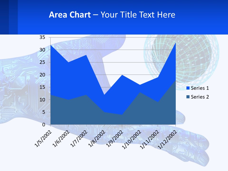 Composition Robot Gadget PowerPoint Template