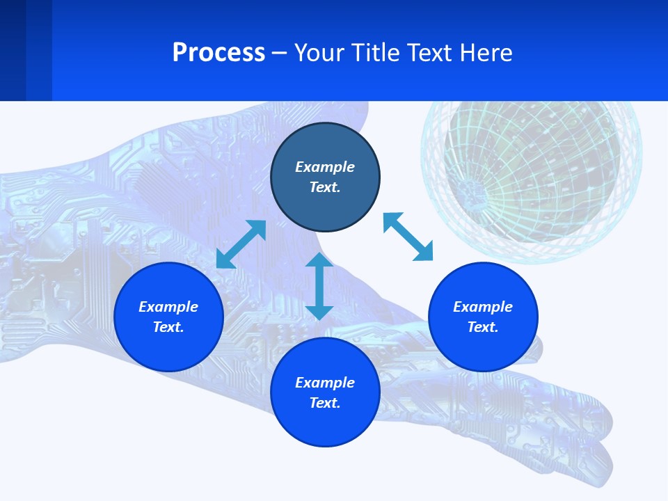 Composition Robot Gadget PowerPoint Template
