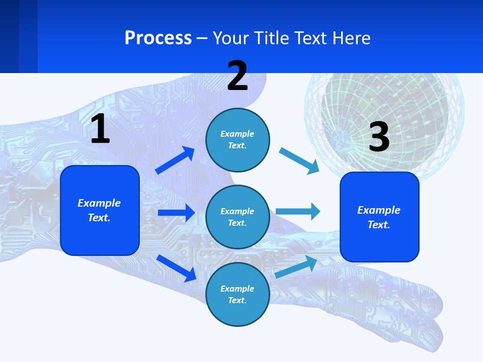 Composition Robot Gadget PowerPoint Template