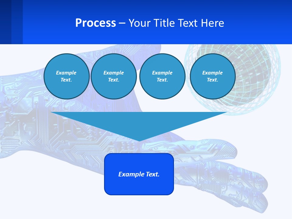 Composition Robot Gadget PowerPoint Template