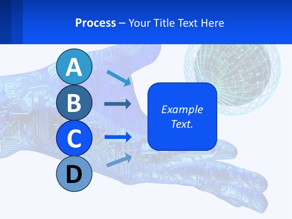 Composition Robot Gadget PowerPoint Template
