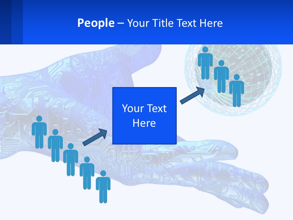 Composition Robot Gadget PowerPoint Template