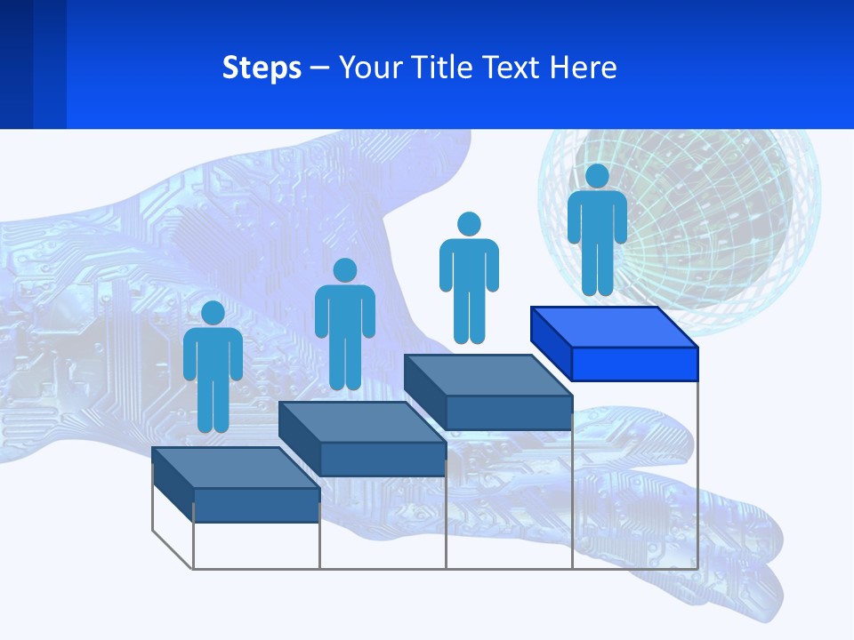 Composition Robot Gadget PowerPoint Template