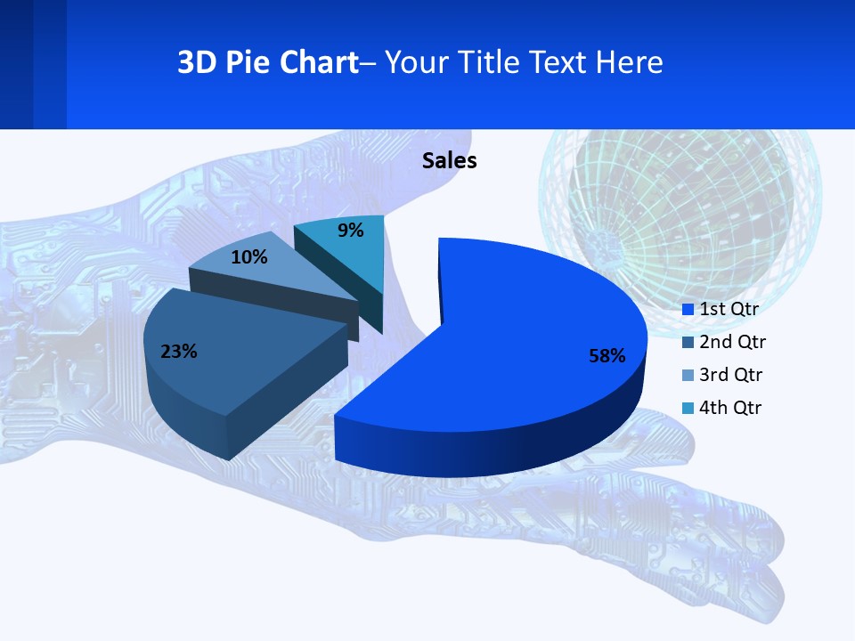 Composition Robot Gadget PowerPoint Template