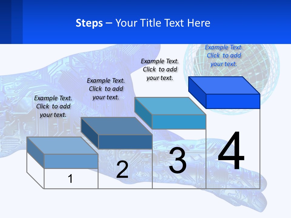Composition Robot Gadget PowerPoint Template