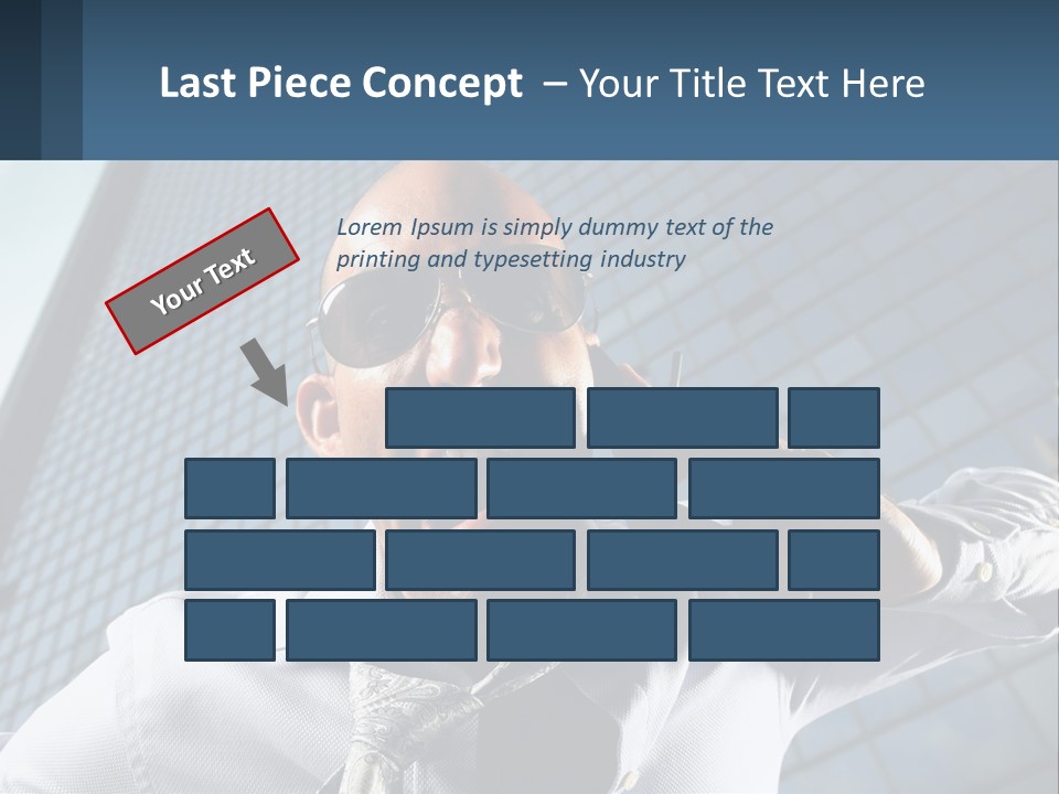 Businessman Upset Frustrated PowerPoint Template