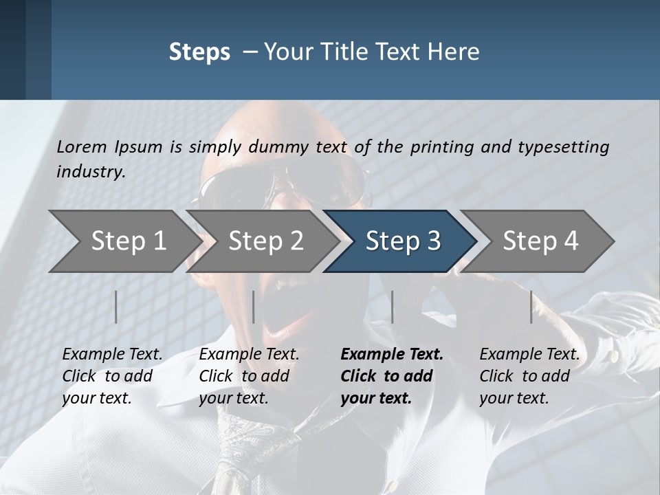 Businessman Upset Frustrated PowerPoint Template