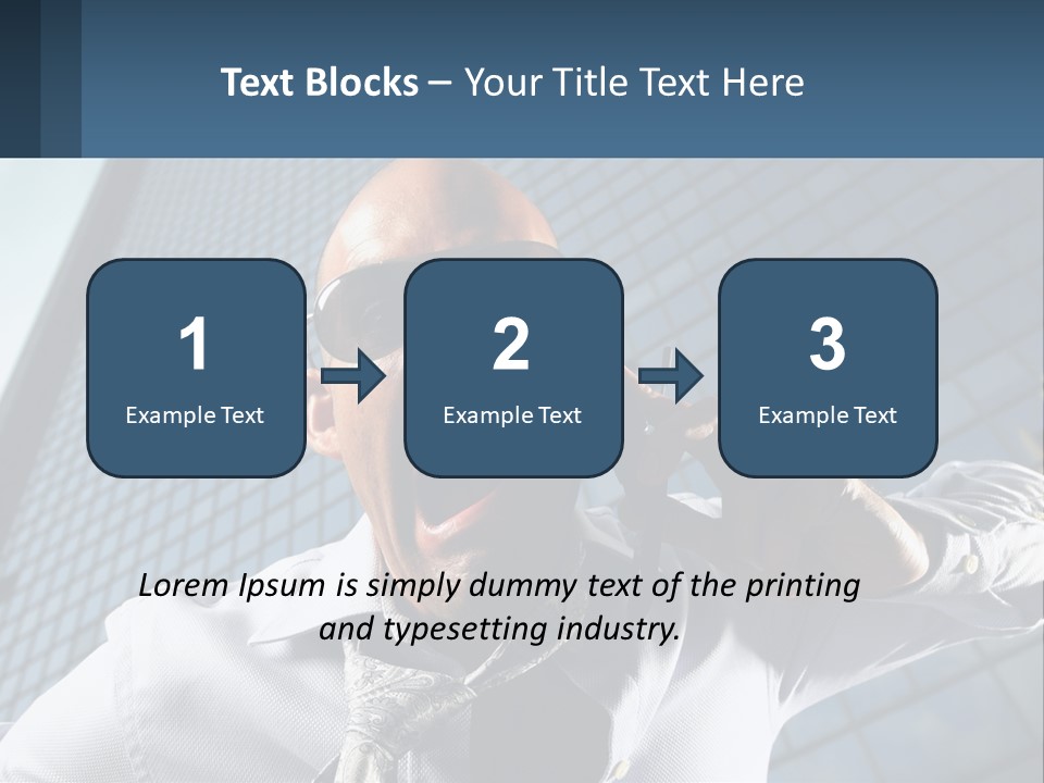 Businessman Upset Frustrated PowerPoint Template