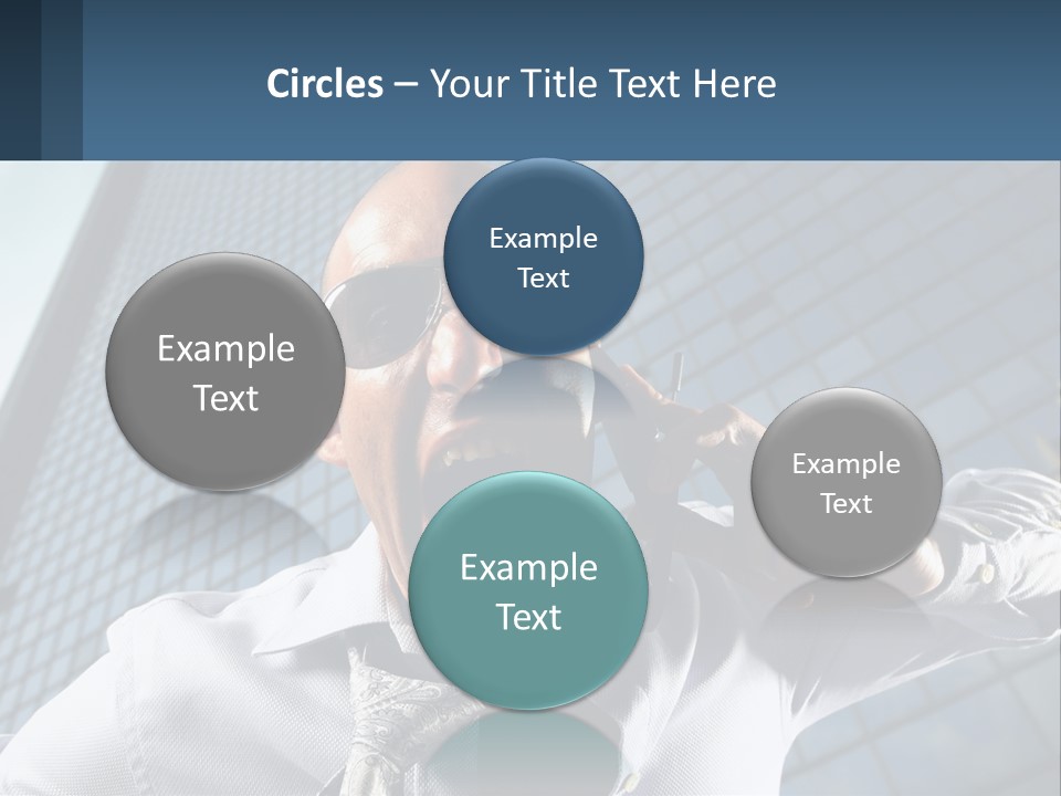 Businessman Upset Frustrated PowerPoint Template