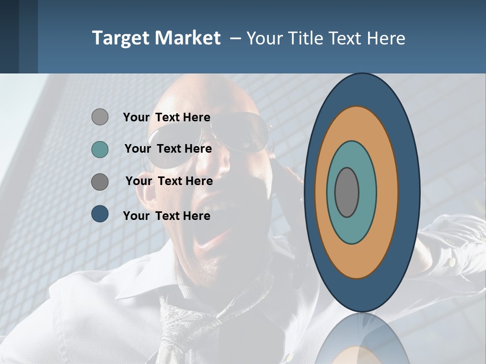 Businessman Upset Frustrated PowerPoint Template