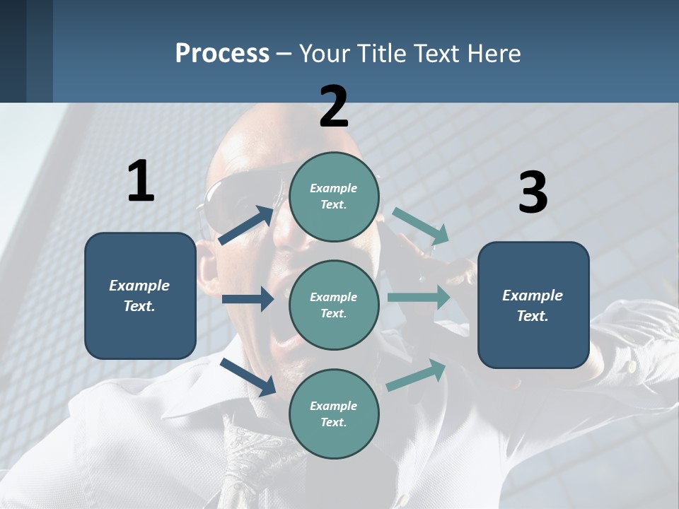 Businessman Upset Frustrated PowerPoint Template