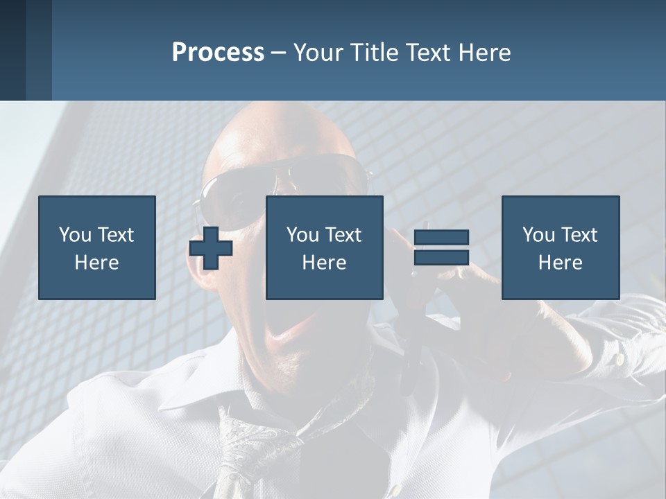 Businessman Upset Frustrated PowerPoint Template