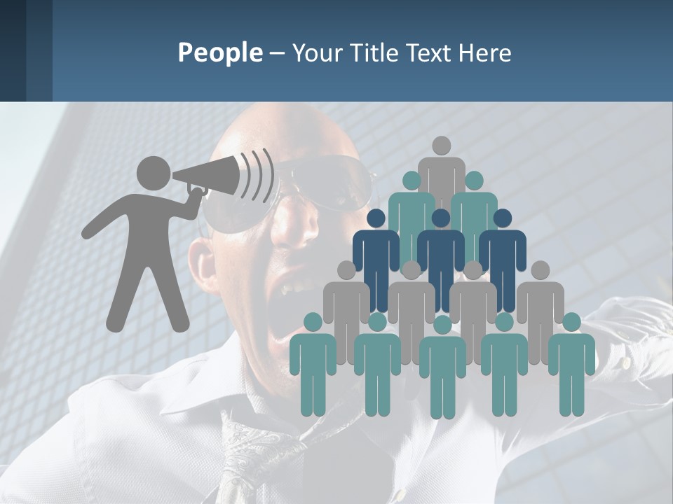 Businessman Upset Frustrated PowerPoint Template