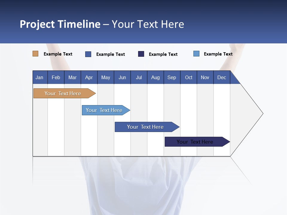 Hand Lad Winner PowerPoint Template