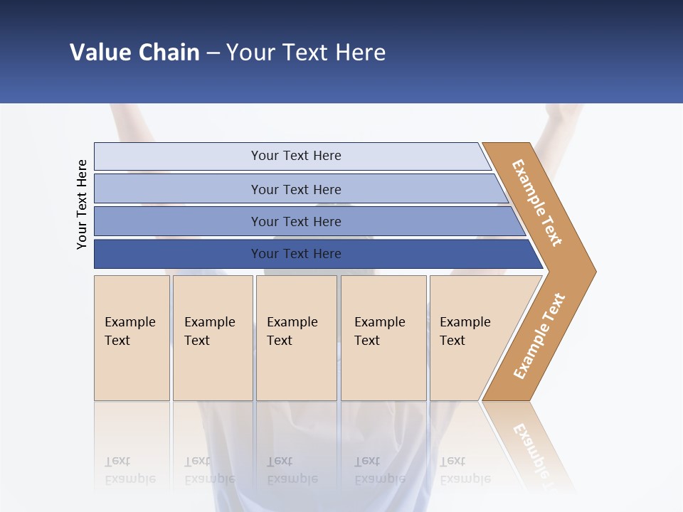 Hand Lad Winner PowerPoint Template