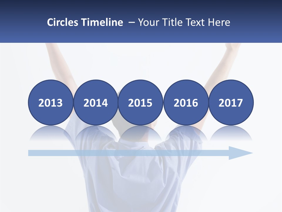 Hand Lad Winner PowerPoint Template