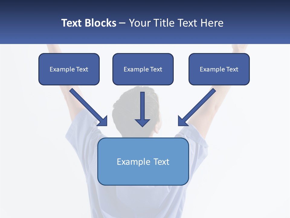 Hand Lad Winner PowerPoint Template