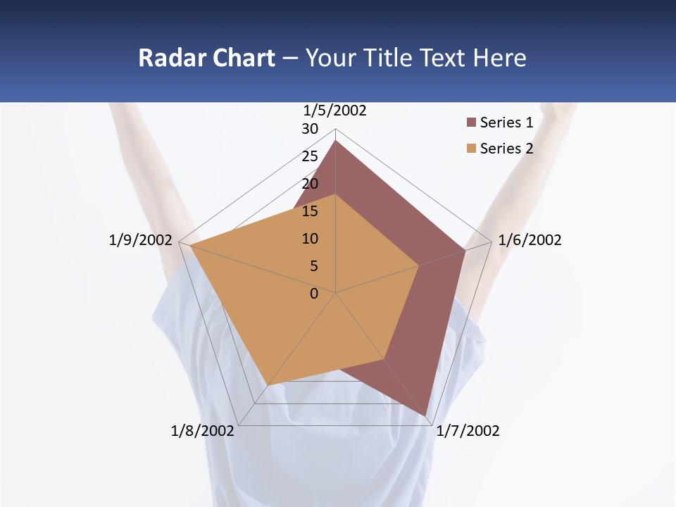 Hand Lad Winner PowerPoint Template