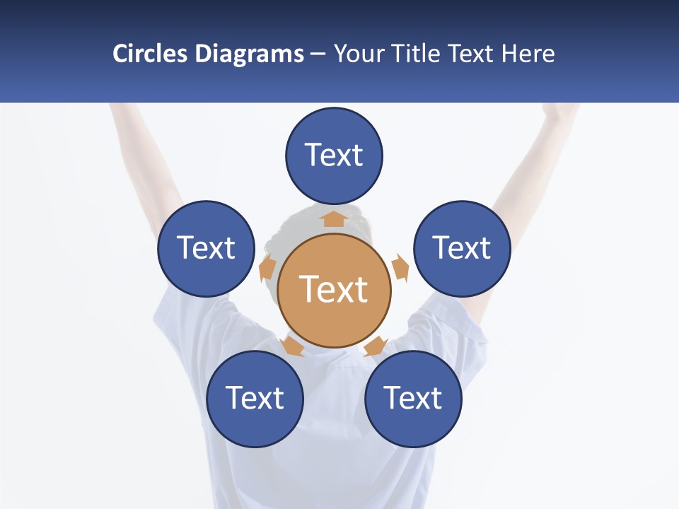 Hand Lad Winner PowerPoint Template