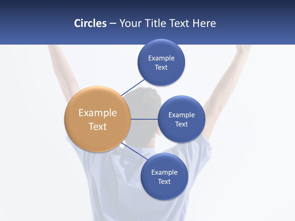 Hand Lad Winner PowerPoint Template