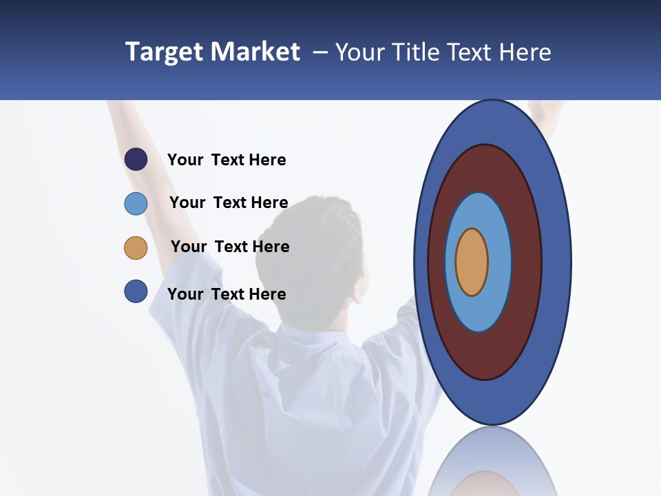 Hand Lad Winner PowerPoint Template